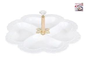 КОРАЛЛ Менажница 4-х секционная 30см ZD20205