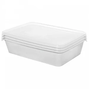 DELTA Набор контейнеров прямоугольных для заморозки продуктов Lucky Friday Frozen 3 штуки 0,9 л LF1043ПР прозрачный