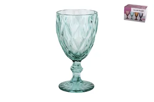 КОРАЛЛ Набор бокалов 1/6 350мл. Тебриз бирюзовый GB2604D1511LJ