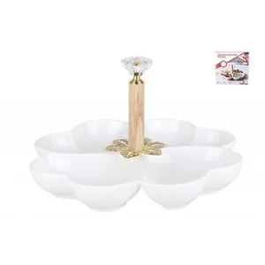 КОРАЛЛ Менажница 4секц. 19см. ZD20201