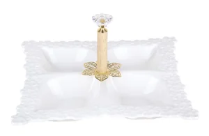 КОРАЛЛ Менажница 4секц. 24см. ZD20210