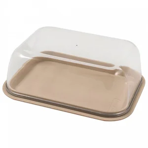 DELTA Масленка двухсторонняя 145×110×55 мм PT9096МК-12 шоколадный мокко