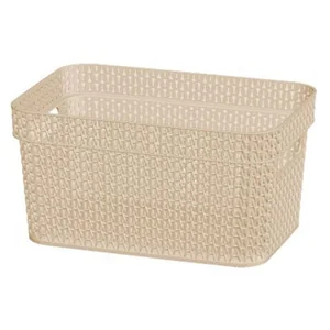 DELTA Корзина прямоугольная 5 л Ajur BQ4112СЛК слоновая кость