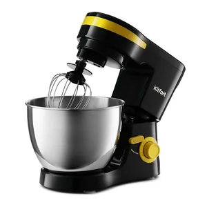 KITFORT Планетарный миксер KT-3044-3 чёрно-жёлтый
