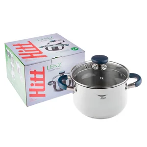 HITT Кастрюля 2 л Lenz со стеклянной крышкой H07225