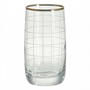 ДЕКОСТЕК Набор стаканов 330 мл 6 штук (Сквер) 158-ГЗ4