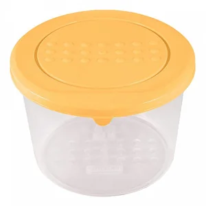 DELTA Контейнер для продуктов Asti круглый 0,8 л 221100604/01 бледно-желтый