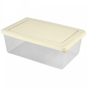 DELTA Контейнер для продуктов Asti прямоугольный 1,05 л 221100225/01 светло-бежевый