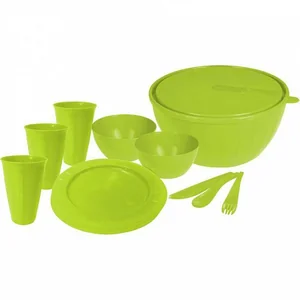 DELTA Набор для барбекю Bono на 3 персоны, 19 предметов в сумке GR1829ОЛ оливковая роща