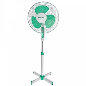 DELTA Вентилятор напольный DL-003N белый с зеленым