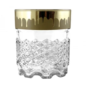 ГУСЬ ХРУСТАЛЬНЫЙ Стаканы для виски 2 шт. с узором Лава EAV325-293/S/2