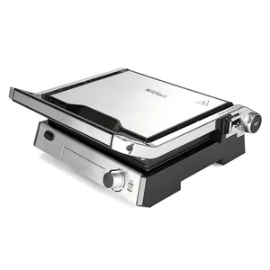 KITFORT Гриль KT-1601 серебристый/черный