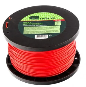 СИБРТЕХ Леска для триммера круглая 2,4 мм х 1 м 961345