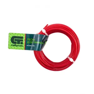 СИБРТЕХ Леска для триммера звезда, 2,0 мм х 15 м 961715