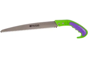 PALISAD Ножовка садовая, 300 мм, 2-х компонентная рукоятка + ножны, подвес для поясного ремня 236035
