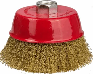 STRONG Щетка чашечная для УШМ 100мм латунное покрытие СТМ-50100100