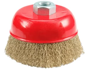 STRONG Щетка чашечная для УШМ 125мм латунное покрытие СТМ-50100125