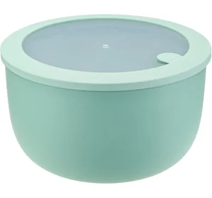 М ПЛАСТИКА Миска герметичная НЕО 3,6 л с клапаном для СВЧ М 1327 фисташка