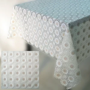 Вилина Скатерть столовая ЭЛЕГИЯ 110*135 см 7051-005-beige\grey