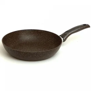 DELTA Сковорода Ø24 см Сударыня с пластиковой ручкой 11103 браун