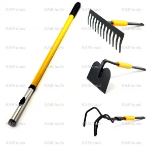 DELTA Набор садового инвентаря ручка + 3 насадки