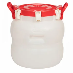 DELTA Бочка 30 л ГЕРМЕТИЧНАЯ с широким горлом (белая)