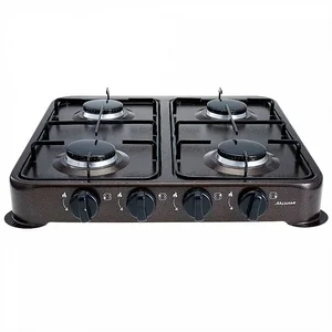 АКСИНЬЯ Газовая плита настольная 4-конфорочная КС-108 коричневая
