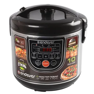 ENDEVER Мультиварка Vita-80 черный/сталь