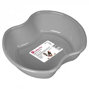 Бытпласт Миска Для Животных Lucky Pet 0,8л Пластик (серый) 434213211