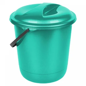 DELTA Ведро 12 л с крышкой Disco SC110811002 аквамарин