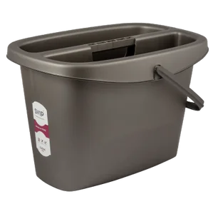 Ведро со вставкой прямоугольное 13л Классика (антрацит) SV5003АНТ