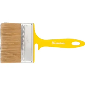 Matrix Кисть флейцевая для лаков, 100 x 12 мм, искусственная щетина, пластиковая рукоятка, 83366