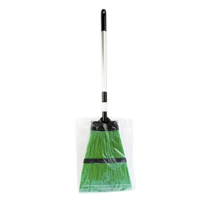 Метла искусственная с металлической телескопической ручкой 96 см 16626-37