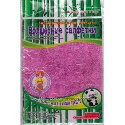 Тряпка для удаления грязи 23x18см с бамбуковым волокном Волшебные салфетки 34114-4-2