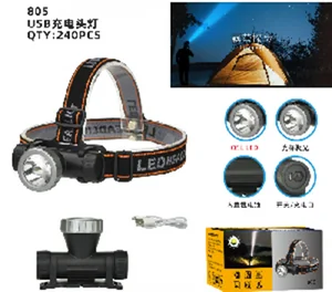 Фонарь налобный 3030 LED2 14924-SQ-805