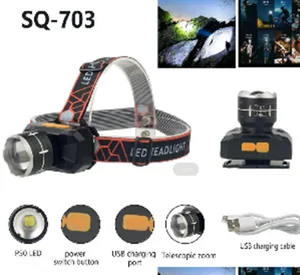 Фонарь налобный XH-P50 14924-SQ-703