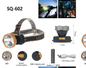 Фонарь налобный 14924-SQ-602