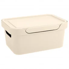 Ящик С Крышкой Универсальный luxe 270х190х120 Мм, 4,6л (бежевый) 43320540795