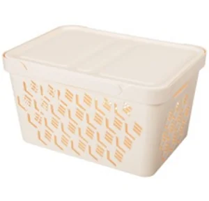 Ящик С Крышкой Универсальный deluxe 380х276х220 Мм, 18л (бежевый) 433205907