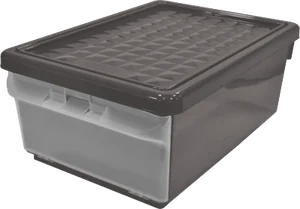 Ящик для хранения с боковой дверцей 12л дымчатый (BQ2590ДМ)