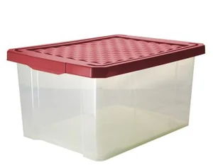 Ящик для хранения Optima 17л бордовый (BQ2572БРД)