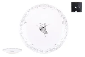 КОРАЛЛ Тарелка десертная 19см. Балет YQ2116-8P