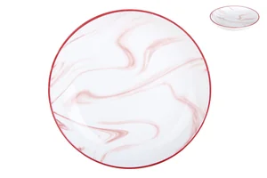 КОРАЛЛ Тарелка глубокая 19см. Мрамор розовый TC23006207 HCS-927