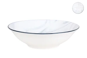 КОРАЛЛ Тарелка глубокая 17см. Мрамор серый TC13004176P HCS-926