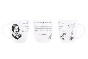 КОРАЛЛ Кружка 420мл. Золотой век.Гоголь Н.В. YQ2118-14M