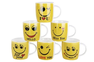 КОРАЛЛ Кружка 320мл. Смайл 5168