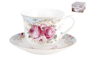 КОРАЛЛ Чайная пара 1/2 200мл. Бель флер NKY02-F02