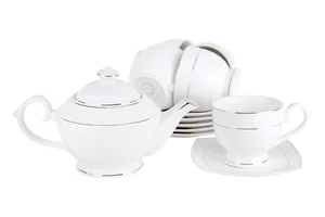 КОРАЛЛ Набор чайный 290мл 6/13 Династия K01-13G