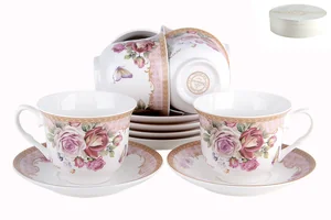 КОРАЛЛ Набор чайный 6/12 Роуз NKY12-F01