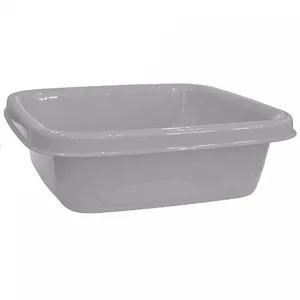 DELTA Таз квадратный Step 10 л SV3940СБ серебряный